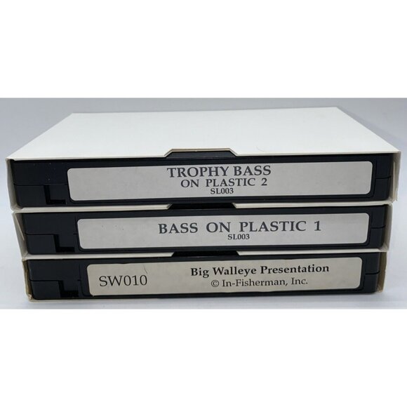 6 Fishing VHS In-Fisherman Video Club Walleye Bass Panfish Lures Fishing - Picture 3 of 6